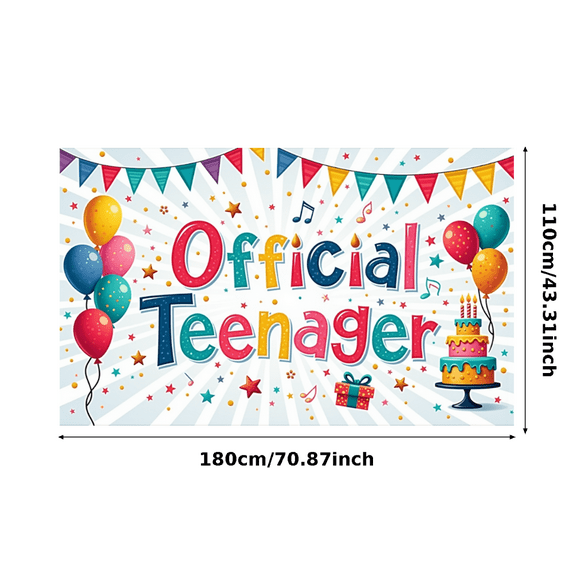 Yatrandify Colorful Theme Happy Birthday Banner For Kids Party Teenage Celebration Indoor Decoration