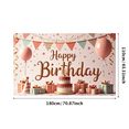 thumbnail image 1 of Yatrandify Decorative Design Happy Birthday Banner Balloon Decoration Birthday Decor Confetti Design for Birthday Party Kids Party Indoor Decoration, 1 of 7