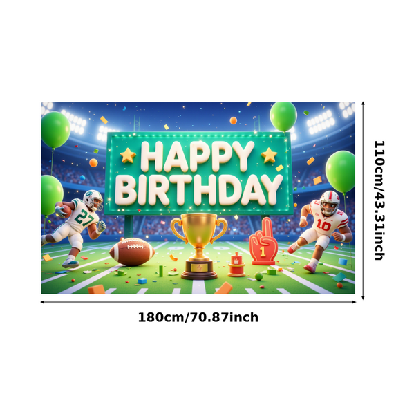 Yatrandify Decorative Design Happy Birthday Banner Balloon Decoration Birthday Party Banner Kids Party Event Banner for Birthday Party Kids Party Indoor Decoration