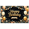 thumbnail image 1 of Yatrandify Decorative Design Happy Birthday Banner Colorful Balloons Celebration Banner for Birthday Party Celebration, 1 of 8