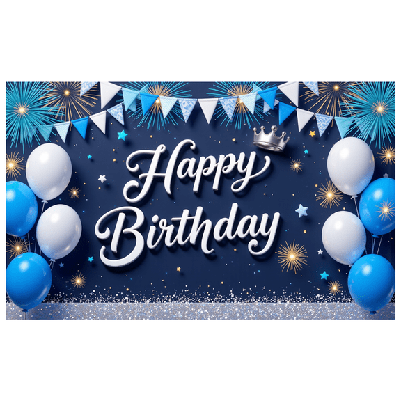 Yatrandify Decorative Design Happy Birthday Banner Colorful Theme Party Backdrop Celebration Banner for Birthday Party Indoor Decoration Photo Shoot