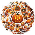 thumbnail image 1 of Yatrandify Vinyl Pumpkin Stickers Waterproof Steampunk Decorative Stickers for Notebooks Luggage Instruments, 1 of 8