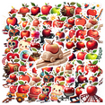 thumbnail image 1 of Yatrandify Waterproof Vinyl Apple Stickers Multicolor Creative Stickers for Notebooks Luggage Phones, 1 of 9