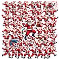 thumbnail image 1 of Yatrandify Waterproof Vinyl Sticker Christmas Santa Waterproof DIY Stickers Holiday for Notebooks Luggage Mobile, 1 of 9