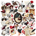 thumbnail image 1 of Yatrandify Waterproof Vinyl Stickers Vintage Romantic Stickers Aesthetic Sticker Pack for Notebooks Luggage Instruments, 1 of 9