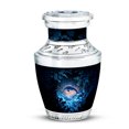 thumbnail image 1 of Yatskia Blue Dolphin Urn for Ashes Adult Male, Mini Keepsake Urns for Human Ashes Adult Female, Funeral Burial Urns for Human Ash, (Tasty Pack of 1, 3 Inch), 1 of 8