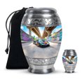 thumbnail image 1 of Yatskia Colorful Car Small Cremation Urns for Human Ashes Adult Men and Women, Large Memorial Urn for Ashes Adult, (Monar 10 Inch and 3 Inch), 1 of 8
