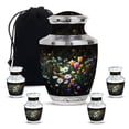 thumbnail image 1 of Yatskia Colorful Garden Tulip Urn for Ashes Adult Male, Large Burial Urns for Human Ashes Adult Female, Memorial Keepsake Urns for Human Ash, (Tasty 10 Inch and 3 Inch), 1 of 8