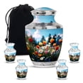 thumbnail image 1 of Yatskia Colorful Garden Tulip Urn for Ashes for Women, Decorative Urns for Human Ash, Small Urns for Human Ashes Keepsake, (Tasty 10 Inch and 3 Inch), 1 of 8
