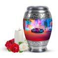 thumbnail image 1 of Yatskia Colorful Lightning Car Little Cremation Keepsake Urns for Human Ashes Adult Men and Women, Small Funeral Burial Urn for Ashes Adult Male, (Monar Pack of 1, 3 Inch), 1 of 6
