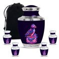 thumbnail image 1 of Yatskia Colorful Puffin Cremation Urn for Human Ashes Adult Female, Funeral Urn for Ashes Adult Male, Decorative Urns for Ash, (Tasty 10 Inch and 3 Inch), 1 of 8