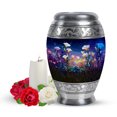 thumbnail image 1 of Yatskia Frog with Tulip Flowers Small Urns for Human Ashes Keepsake Adult Brother and Sister, Mini Memorial Burial Urn for Ashes Adult Male, (Monar Pack of 1, 3 Inch), 1 of 8