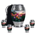 thumbnail image 1 of Yatskia Garden Tulip Sunset Urns for Human Ashes Adult Female, Small Urns for Human Ashes Keepsake, Large Burial Urn for Ash for Women, (Monar 10 Inch and 3 Inch), 1 of 8