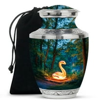Yatskia Lightning Snake at Forest Cremation Urns for Adult Ashes Mom and Dad, Large Funeral Urn for Human Ashes, (Tasty Large, 10 Inch)