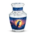 thumbnail image 1 of Yatskia Moonlight Blue Parrot Little Funeral Urns for Human Ashes Adult Female, Mini Memorial Burial Urn for Ashes Adult Male, Small Cremation Urn for Human Ash, (Tasty Pack of 1, 3 Inch), 1 of 8