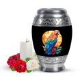 thumbnail image 1 of Yatskia Moonlight Multicolor Parrot Small Urns for Human Ashes Keepsake, Little Burial Urn for Ashes Adult Male, Mini Cremation Urn for Human Ash Adult Female, (Monar Pack of 1, 3 Inch), 1 of 8