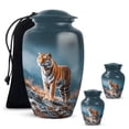 thumbnail image 1 of Yatskia Mountain Tiger Large Memorial Urns for Human Ashes Adult Male and Female, Mini Cremation Keepsake Urn for Adult Ash, (Classic 10 Inch and 3 Inch), 1 of 2