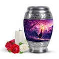 thumbnail image 1 of Yatskia Pink Blossoms Rooster Urn for Ashes for Women, Memorial Keepsake Urns for Adult Ash, Decorative Urns for Human Ashes Adult Man, (Monar Pack of 1, 3 Inch), 1 of 8