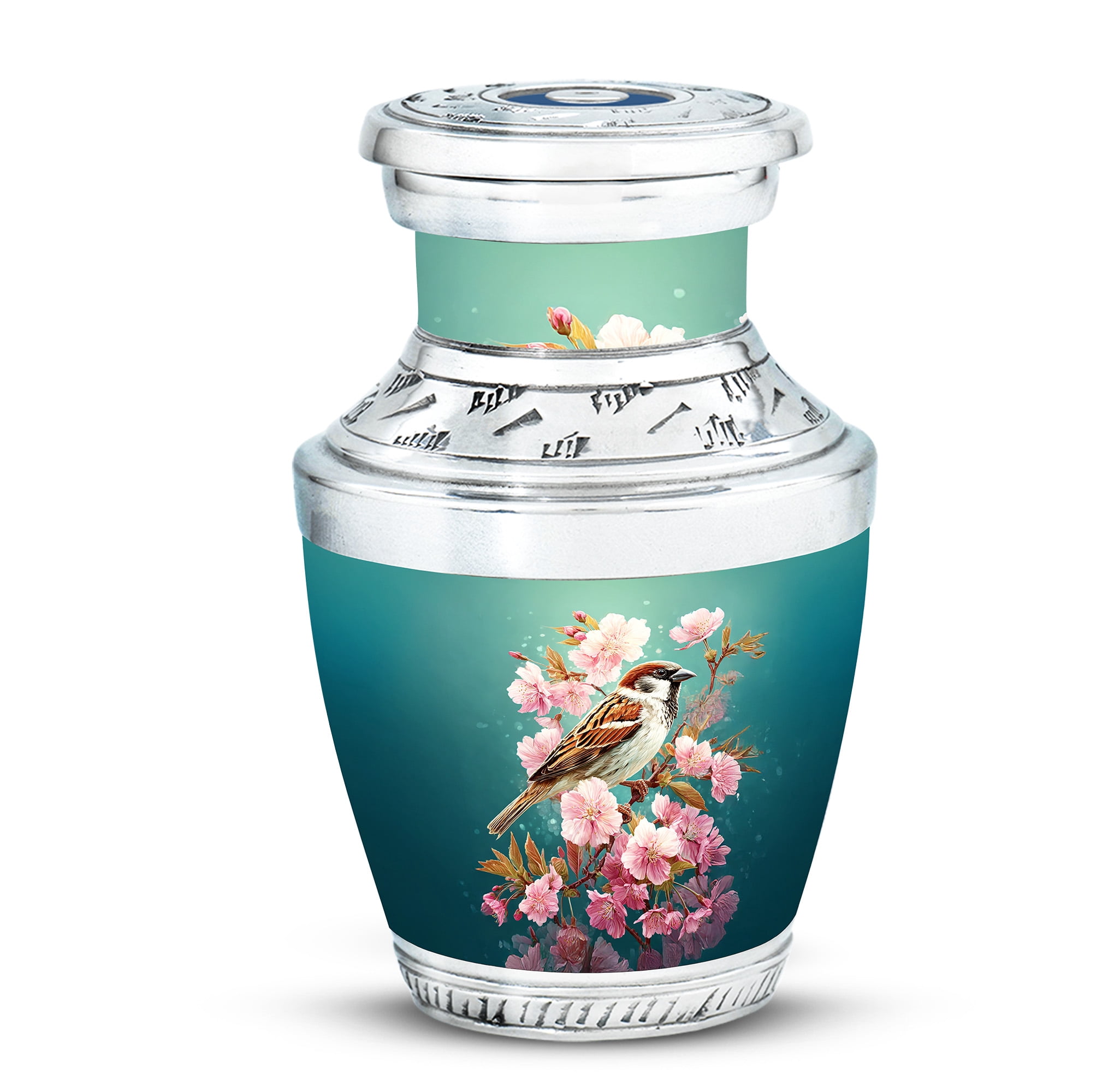 Yatskia Sparrow Small Urns for Human Ashes Keepsake, Little Funeral Burial Urn for Ashes Adult Male, Mini Memorial Urn for Adult Ash, (Tasty Pack of 1, 3 Inch)