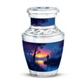 thumbnail image 1 of Yatskia Sunset Fishing Urns for Human Ashes Adult Female, Mini Keepsake Urn for Ashes Adult Male, Decorative Urns for Human Ash, (Tasty Pack of 1, 3 Inch), 1 of 8