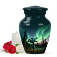 thumbnail image 1 of Yatskia Telescope Northern Lights Urn for Ashes for Women, Decorative Urns for Adult Ash, Little Funeral Urns for Human Ashes Adult Man, (Classic Pack of 1, 3 Inch), 1 of 8