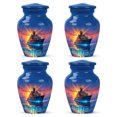 thumbnail image 1 of Yatskia Yacht Mini Small Urns for Human Ashes Keepsake Adult Women and Men, Decorative Urn for Ashes Adult Male and Female, (Classic Pack of 4, 3 Inch), 1 of 8