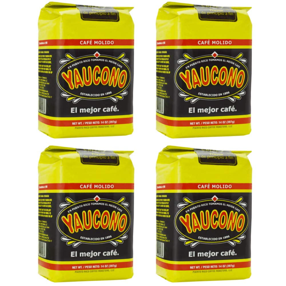 Yaucono Coffee Arabica Medium Roast Ground, Roasted and Bagged in