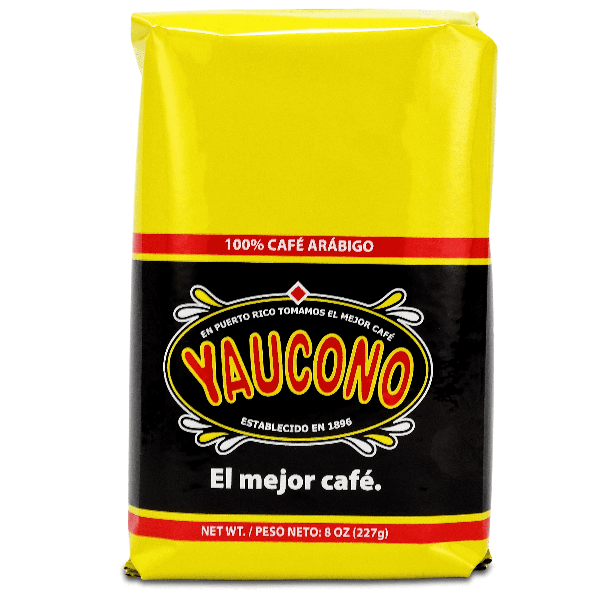 Yaucono Ground Coffee Bagged, 8 Ounce (Pack of 1)