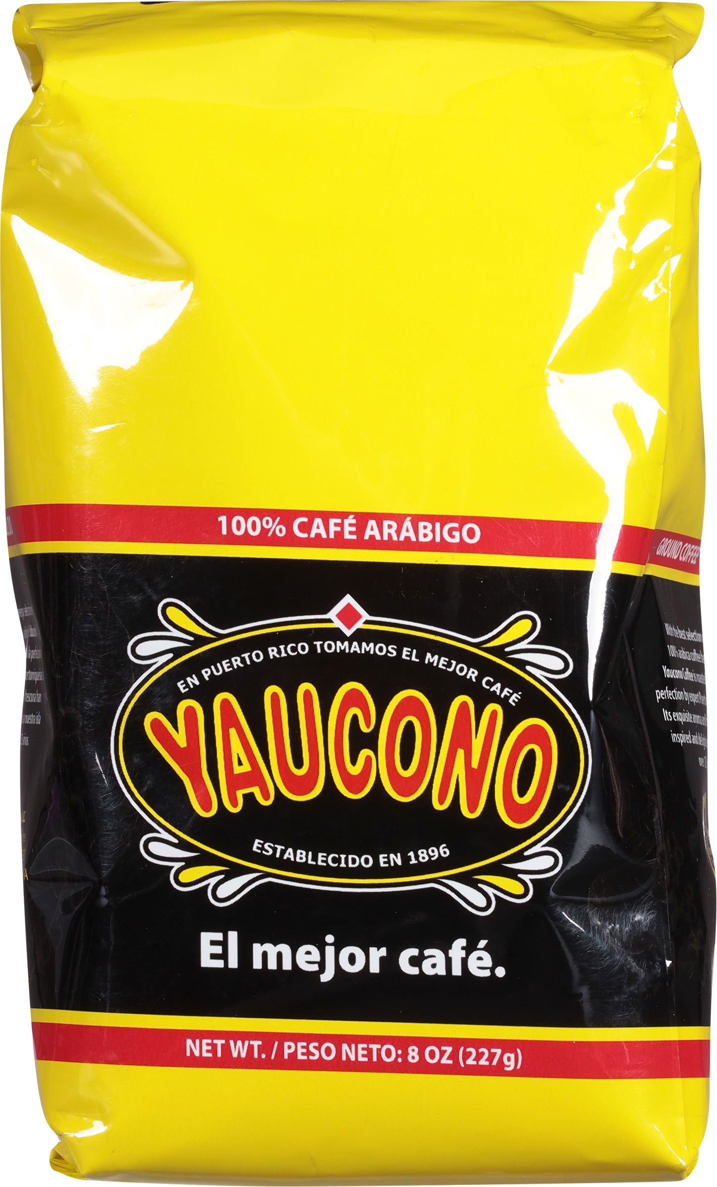 Yaucono Metalizado Ground Coffee, 8 oz Bag