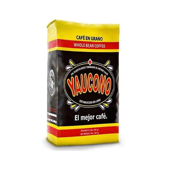 Yaucono Whole Bean Coffee in Bag, 2 Pound