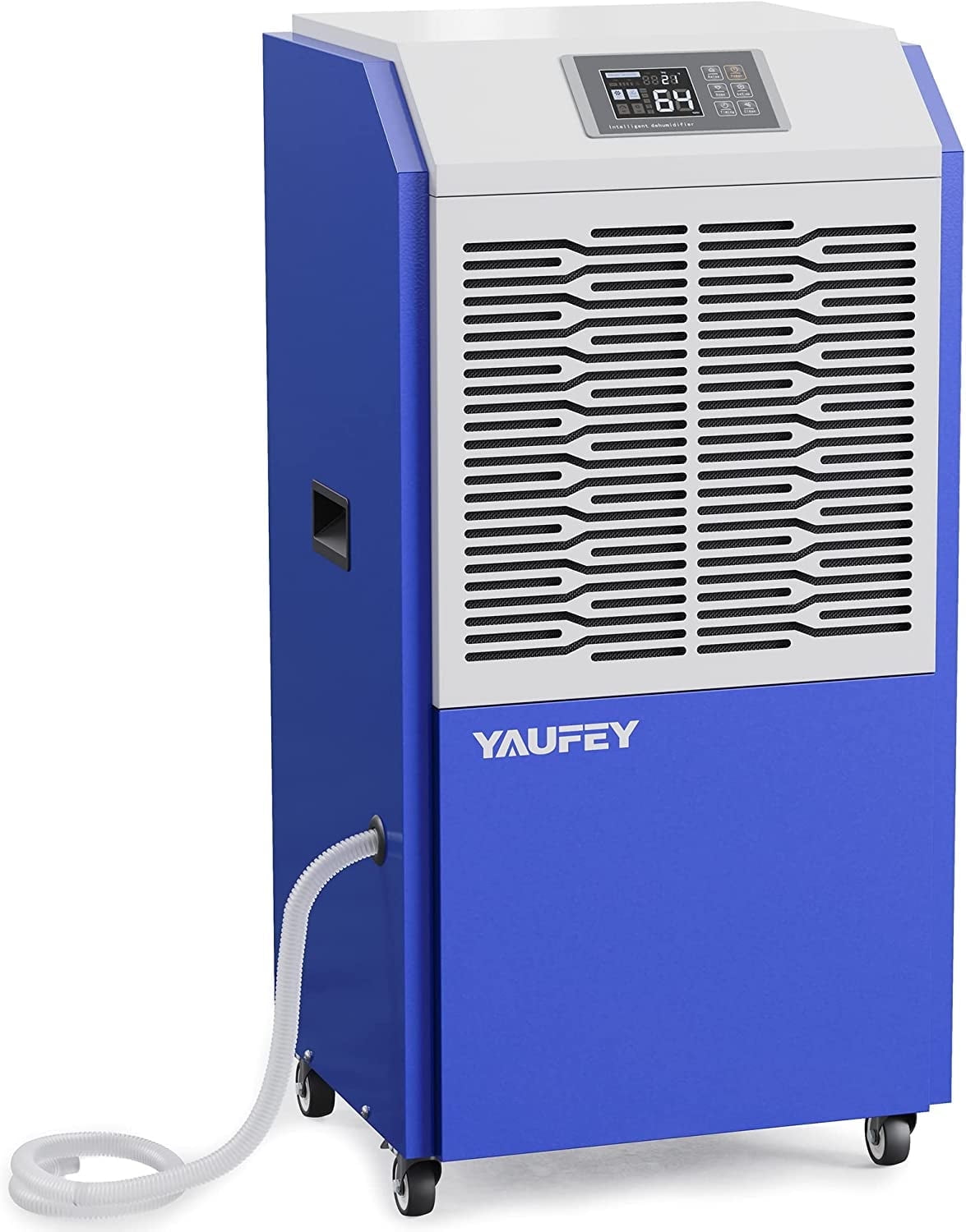 Waykar 216 Pint Commercial Dehumidifier with Wheels & Drainage for Spaces up to 8,500 Sq. Ft - Basements & Warehouses