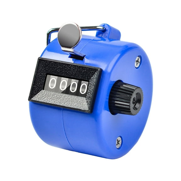 Handheld Counter Portable Counter Hand Mechanical Counter Clickers for Coaching 4 Digit Number Count Clickers