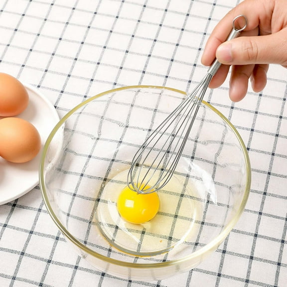 Yauxim Egg Beater New Stainless Steel Hand Whip Whisk Mixer Beater Kitchen Cooking Tools