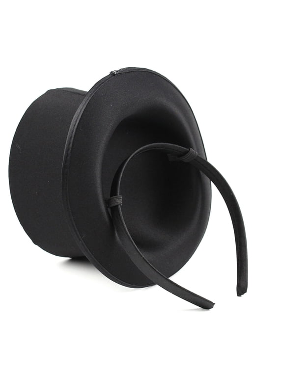 Headband Elegant Magicians Hat Top Hat Headband for Unisex Fashion Accessory Stylish Lady Panama Hat Detail