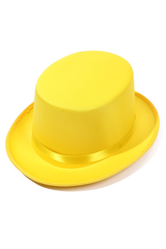 Magic Hat Hat for Gentlemen Magicians Carnivals Hat Thicken Flat Top Hat for Gentlemen Casual Gathering