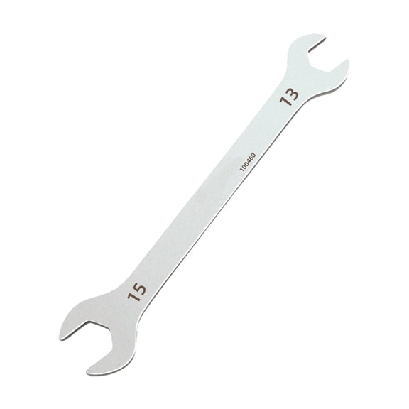 Yauxim Open-End Wrench Double Headed Thin Wrench Open End Spanner High Strength Carbon Steel for Tight Space and Various Nut Size