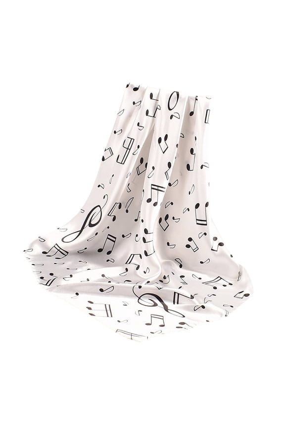 Scarf Large Scarf Musical Note Shawl for Male Women Multifunctional Head Scarf Unisex Versatile Outdoor Scarf Shawl Daily Wear