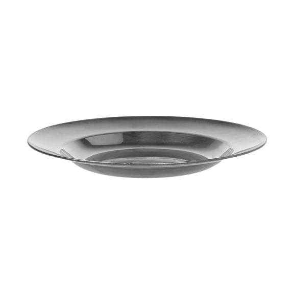 Yauxim Seasoning Tray Stainless Steel Round Dinner Plate Dish Tray Food Container Outdoor Camping