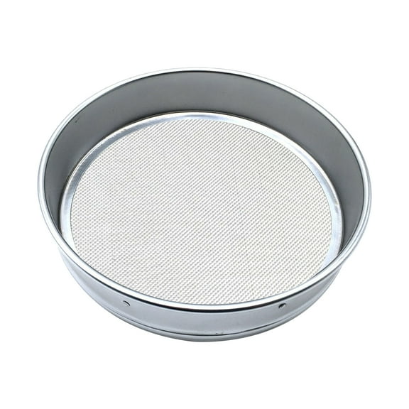 Yauxim Soil Sieve Stainless Steel 4/10/20/60 Bottom Flour Sieve Thickened Rice Sieve Flour Sieve Kitchen Baking Sieve Gadget