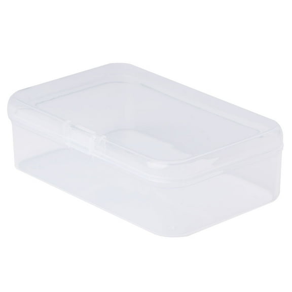 Yauxim Storage Box Rectangular Clear Storage Box Collection Container
