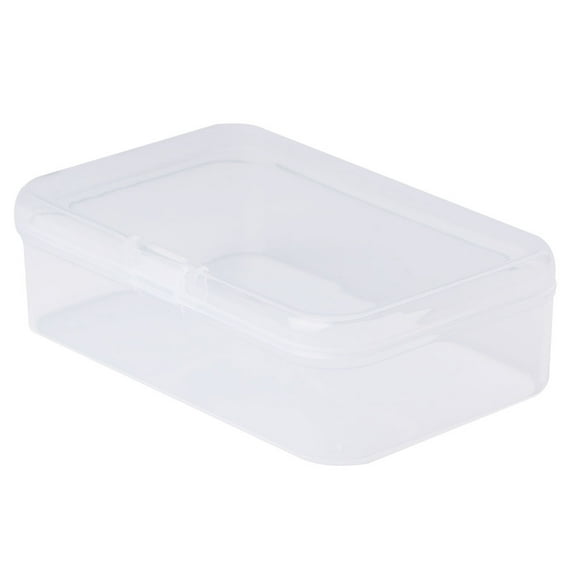 Yauxim Storage Box Rectangular Clear Storage Box Collection Container