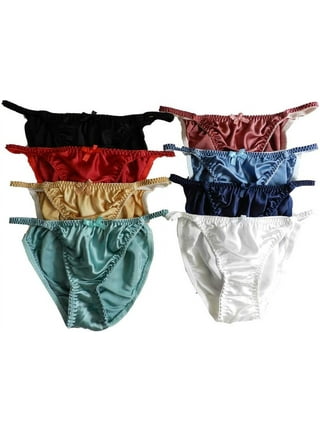Women's 100% Mulberry Silk Panties Cute Stretchy Lingerie Bikini Mid Waist  Underwear Satin Briefs Shorts : : Clothing, Shoes & Accessories