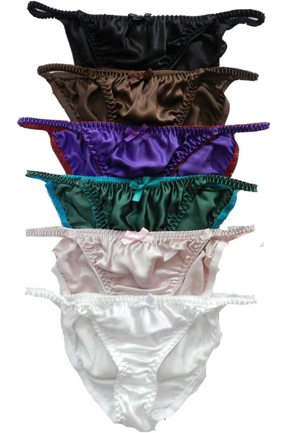 Sexy Women's 100% Silk Panties String Bikini