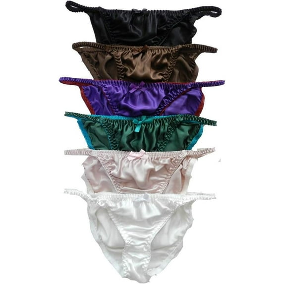 Yavorrs Sexy Women's 100% Silk Panties String Bikini