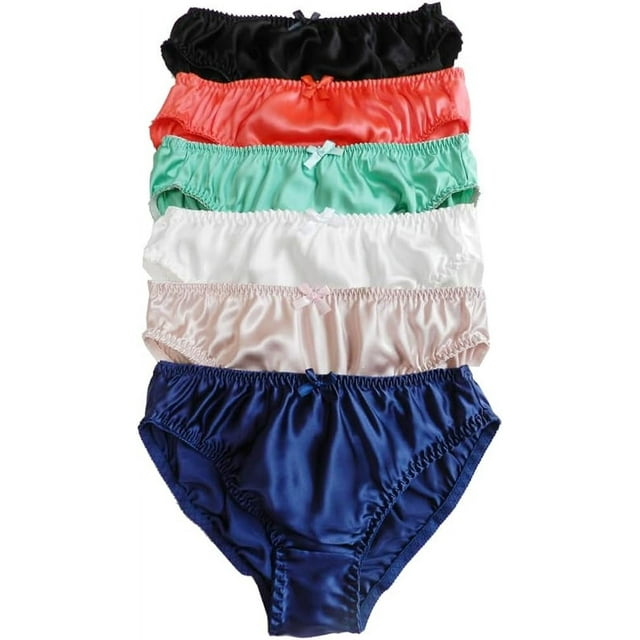 Yavorrs Women Pure Mulberry Silk Panties Briefs Soft Underwear ...
