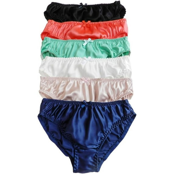 Yavorrs Women Pure Mulberry Silk Panties Briefs Soft Underwear