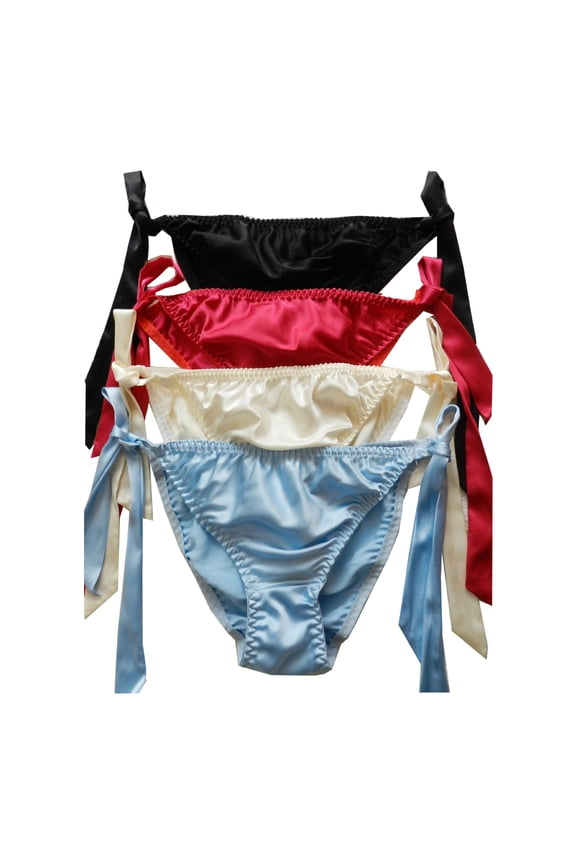 Women's Silk String Panties Bikini Size: One Size