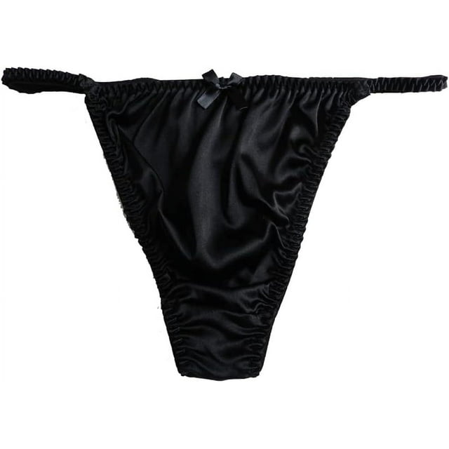 Yavorrs Womens Silk G String Thong Panties Underwear - Walmart.com