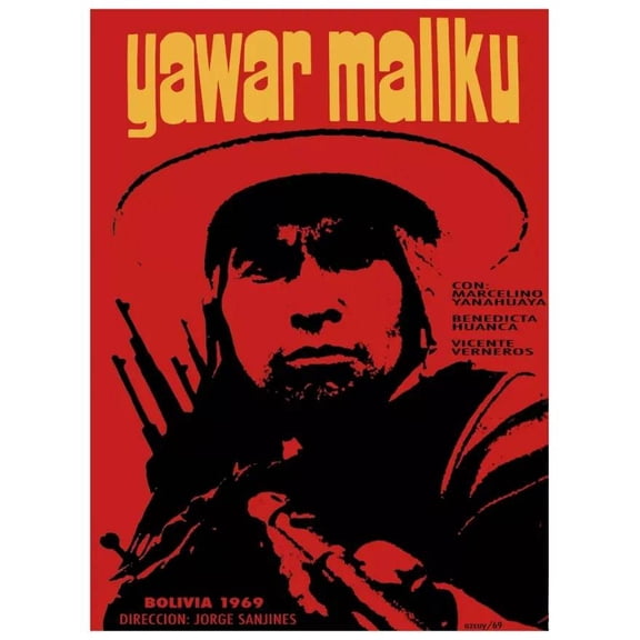 Yawar maliku Bolivian film Decoration Poster.Graphic Art Interior design 24 x 36 Inch Poster