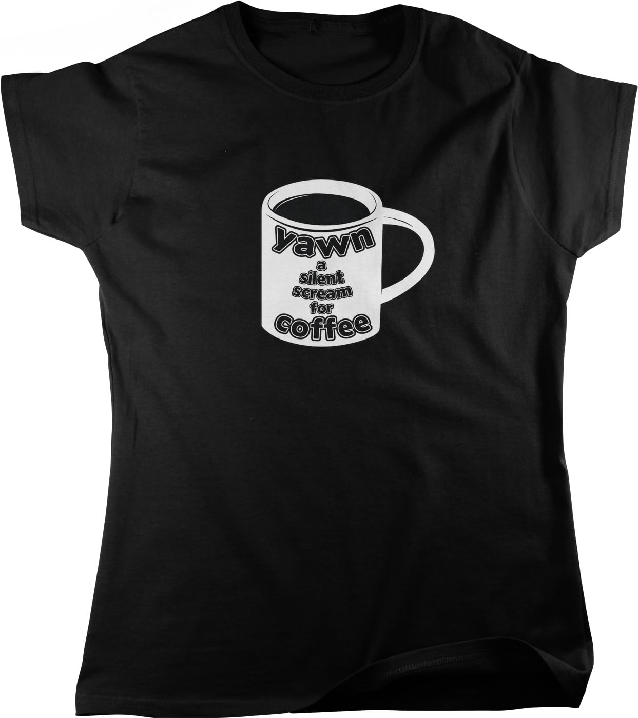 Yawn a Silent Scream for Coffee, Caffeine, Expresso, Love Coffee Women ...